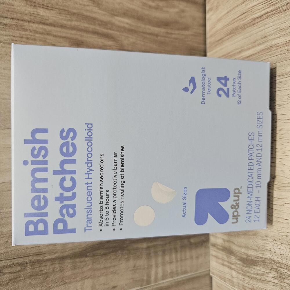 New 6PK up&up Blemish Patches Translucent Hydrocolloid Acne Treatment